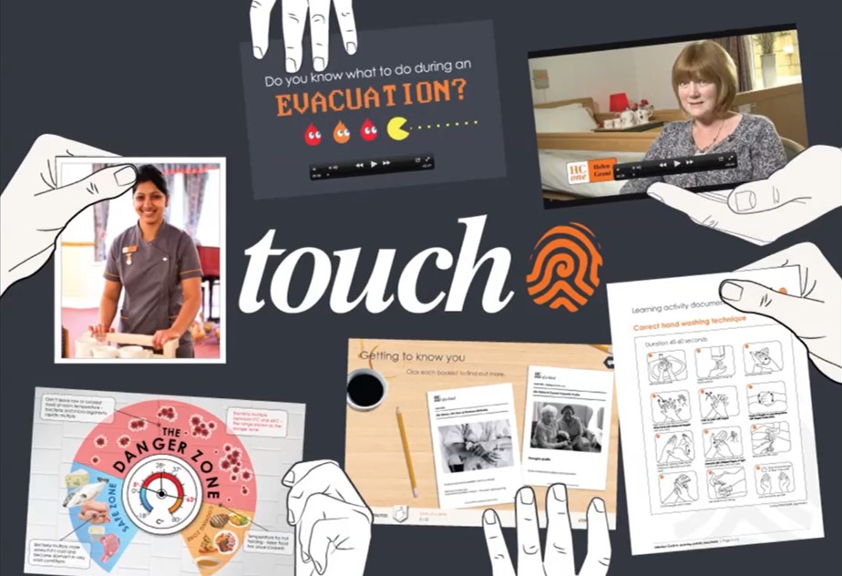 HC-One Touch e-learning screenshots